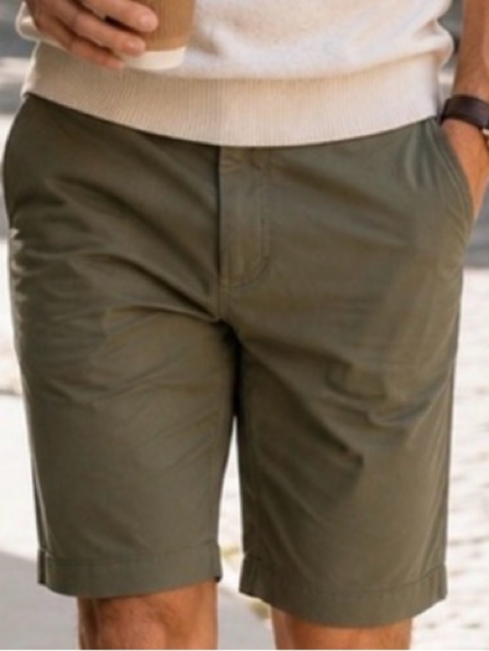 Goodfellow & Co Olive Green Men’s Chino Shorts